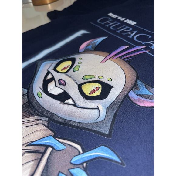 Chupacabra Con V Medium T Shirt Chango Star Wars RPG Fandom Gamer Cryptid Magic - Picture 5 of 5